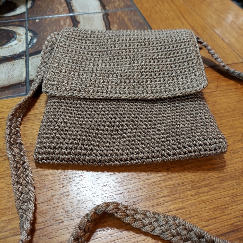 The Sak beige purse. Small Shoulder Bag.